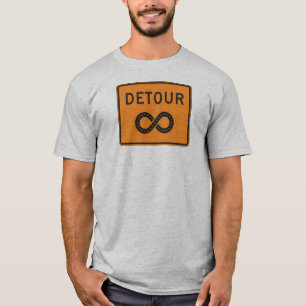 Endlose Umwege beim Radfahren T-Shirt