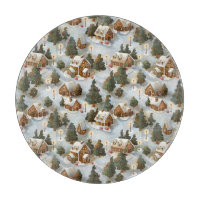 Endlose Weihnachts-Gingerbrot-Dorf