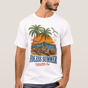 Endloser Sommer-Feeling-Geschenk für Sonnenschein- T-Shirt
