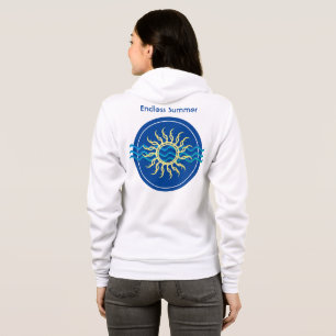 Endloser Sommer Voll-ReißverschlussHoodie Hoodie