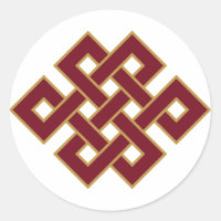 Endloses Knot-Buddhismus-Symbol