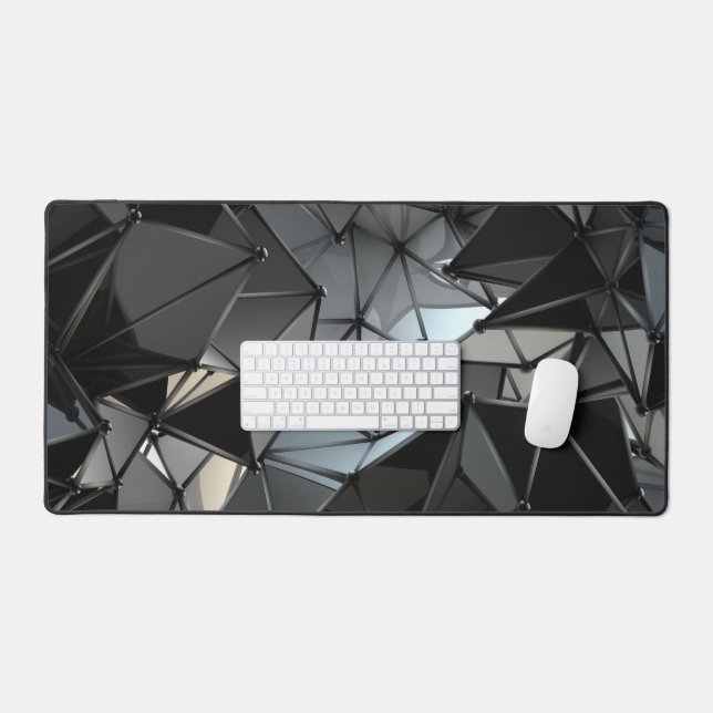 endloses Monochrom : Schreibtischunterlage (Tastatur & Maus)