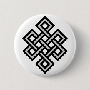 Endloses reli Symbol der tibetanischen Button