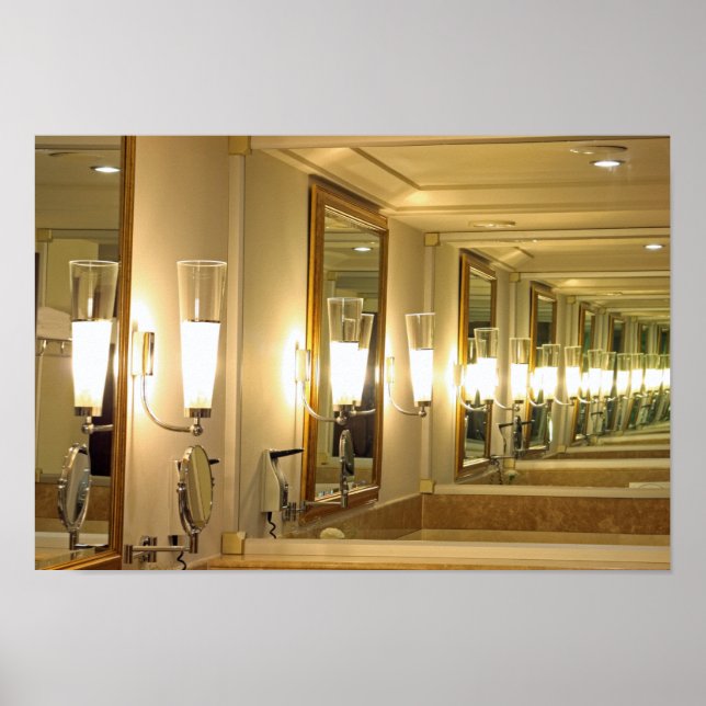 Endlosspiegel Poster (Vorne)