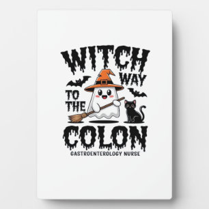Endo-Krankenschwester Halloween Gastrointestinal K Fotoplatte