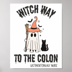 Endo Nurse Halloween Gastrointestinale Krankenschw Poster