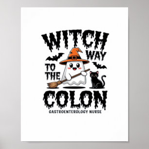 Endo Nurse Halloween Gastrointestinale Krankenschw Poster