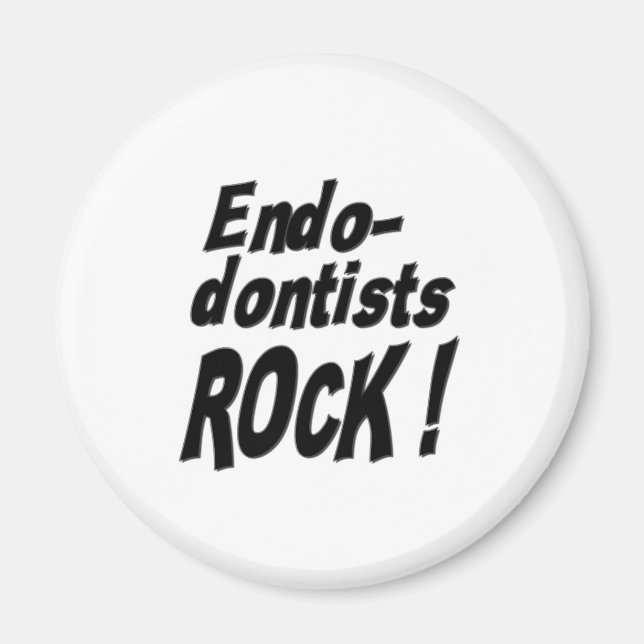 Endodontists Rock! Magnet (Vorne)