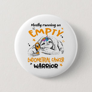 Endometrial Cancer Awareness Month Ribbon Geschenk Button