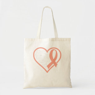 Endometrial Cancer Fighter Peach Uterine Cancer Aw Tragetasche