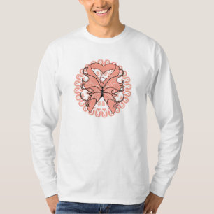 Endometrial Krebs-Schmetterlings-Kreis der Bänder T-Shirt