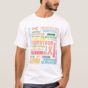 Endometrial Krebs-Überlebender Collage.png T-Shirt