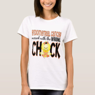 Endometrial Krebs verwirrt mit dem falschen Küken T-Shirt