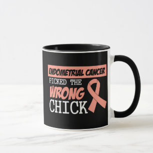 Endometrial Krebs wählte das falsche Küken aus Tasse