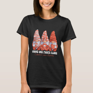 Endometrialer Krebs Aufklärungsmonat Peach Ribbon T-Shirt