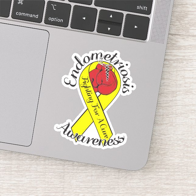 ENDOMETRIOSE AWARENESS Cut Vinyl Sticker (Detail)