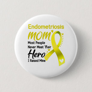 Endometriose-Bewusstsein Monat Band Geschenke Button