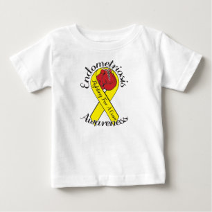 ENDOMETRIOSIS AWARNESS Baby Fine Jersey T - Shirt