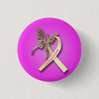 Endometriosis-Band mit Goldschmetterling Button