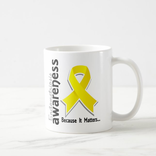 Endometriosis-Bewusstsein 5 Kaffeetasse (Rechts)