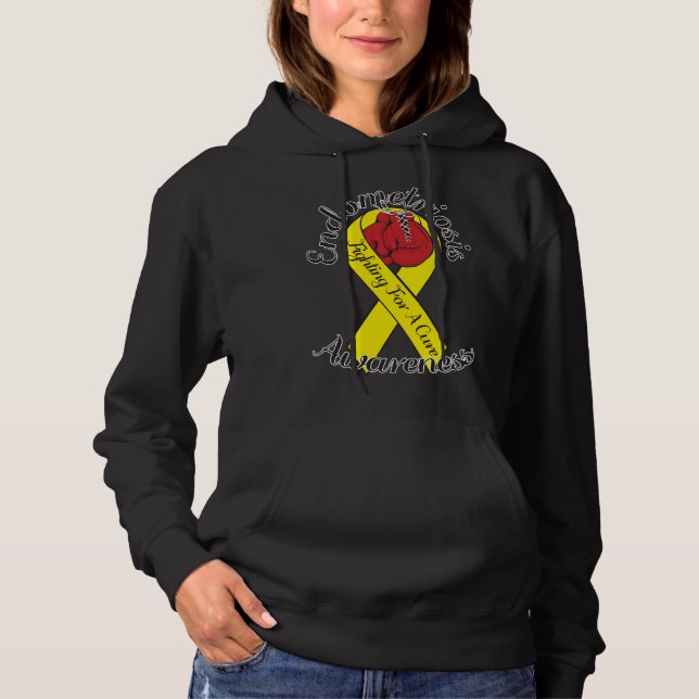 ENDOMETRIOSIS-BEWUSSTSEIN Hoodie-Kleid Hoodie (Vorderseite)