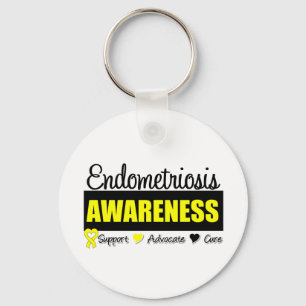 Endometriosis-Bewusstseins-Abzeichen Schlüsselanhänger