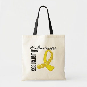 Endometriosis-Bewusstseins-Edelstein-Band Tragetasche