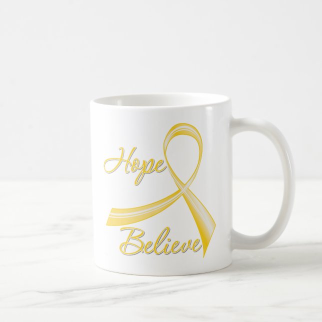 Endometriosis - Hoffnung glauben Kaffeetasse (Rechts)