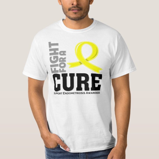 Endometriosis-Kampf für eine Heilung T-Shirt (Vorderseite)