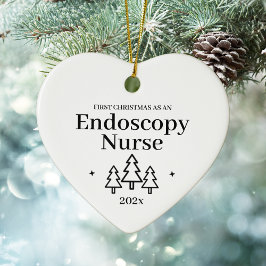 Endoscopie Infirmière première ornement de Noël