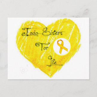 EndoSistersForLife Postkarte