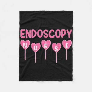 Endoskopie-Krankenschwester liebt Kaugummi Valenti Fleecedecke