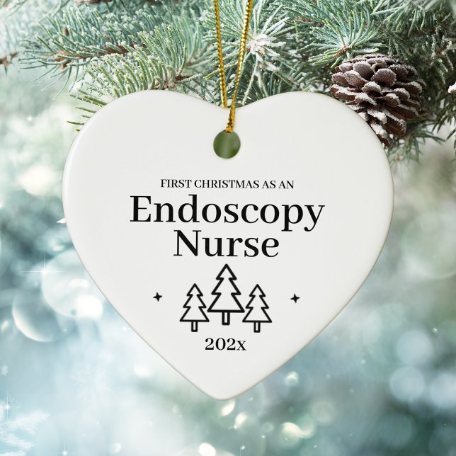 Endoskopie Nurse Erster Weihnachtsschmuck (Endoscopy Nurse First Christmas Ornament
)