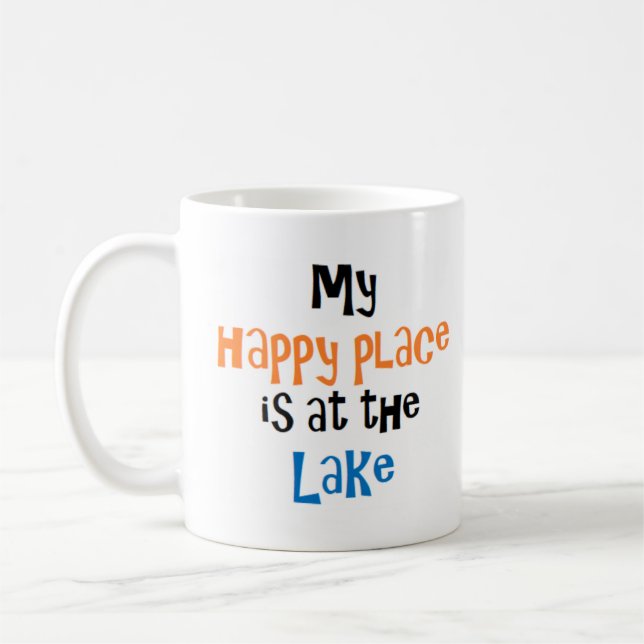 endroit heureux est au lac Mug (Gauche)