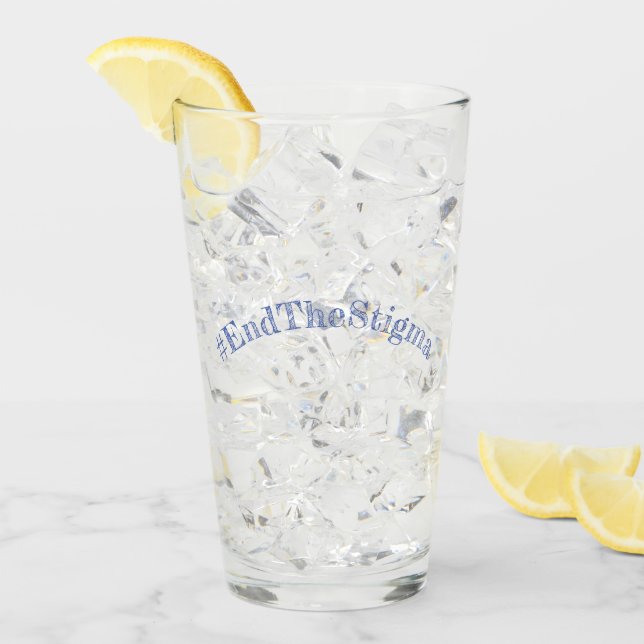 #EndTheStigma Korman Productions YouTube Channel Glas (Vorderseite Ice)