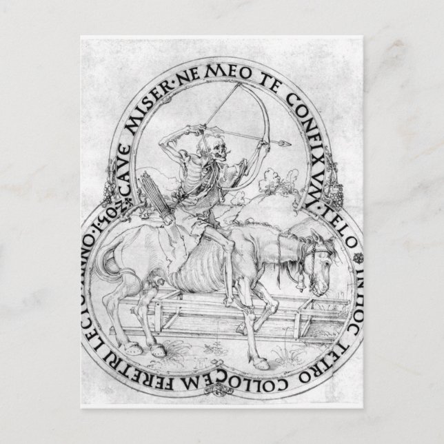 Endtod von Albrecht Durer Postkarte (Vorderseite)