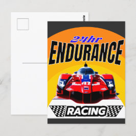 ENDURANCE RACING POSTKARTE