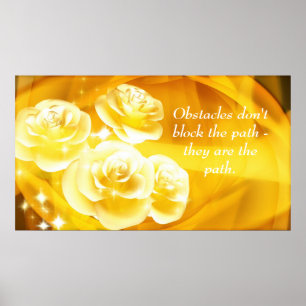 Endurance Strength Quote Affirmation Poster