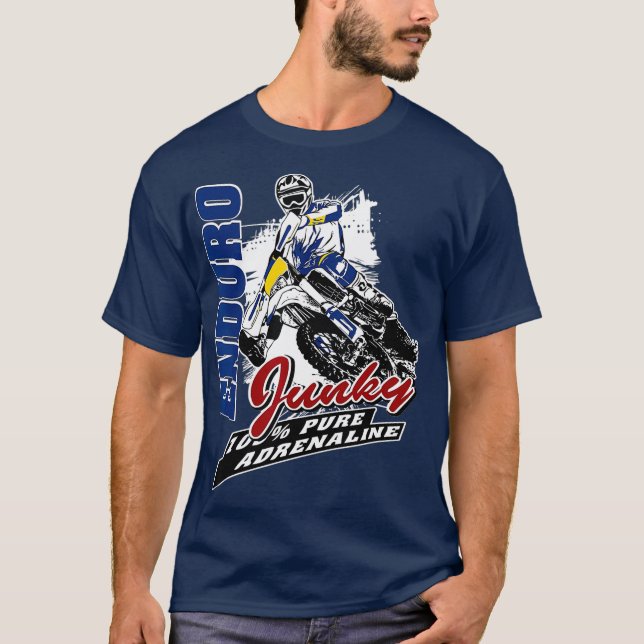 Enduro Etreme Offroad Motocross T-Shirt (Vorderseite)