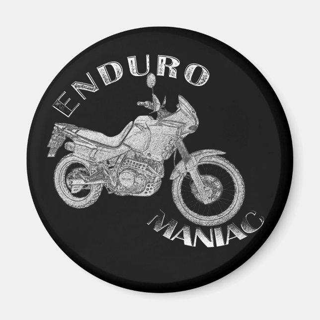 Enduro Maniac - Biker Magnet (Vorne)
