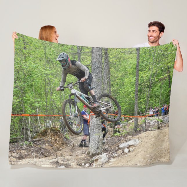 Enduro Mountain Bike Race Fleecedecke (Beispiel)