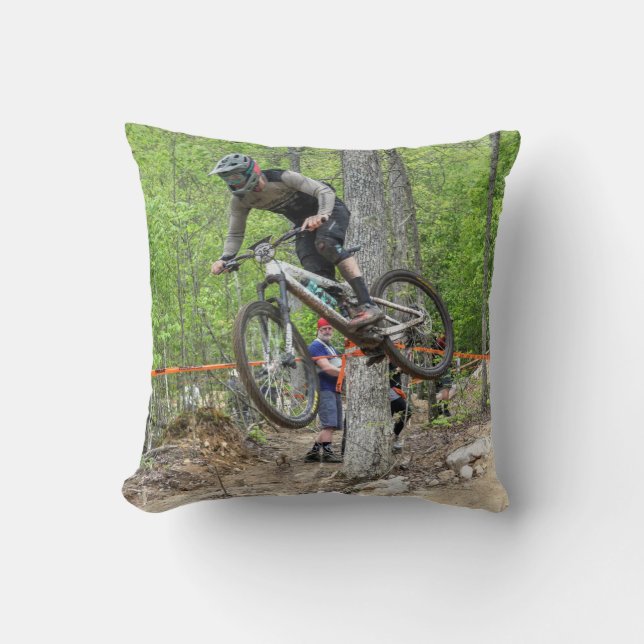 Enduro Mountain Bike Race Kissen (Vorderseite)