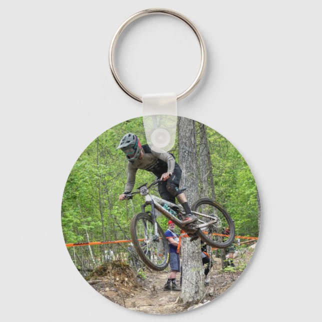 Enduro Mountain Bike Race Schlüsselanhänger (Vorderseite)