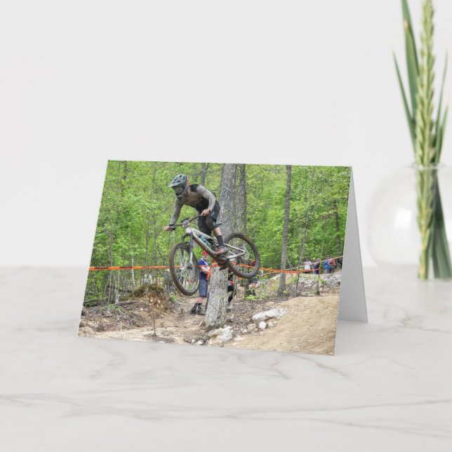 Enduro Mountainbike Rennen Karte (Vorderseite)
