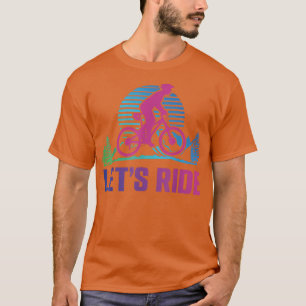 Enduro MTB Mountain Bike Reiten Downhill Retro 80e T-Shirt