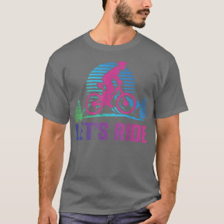 Enduro MTB Mountain Bike Reiten Downhill Retro 80e T-Shirt