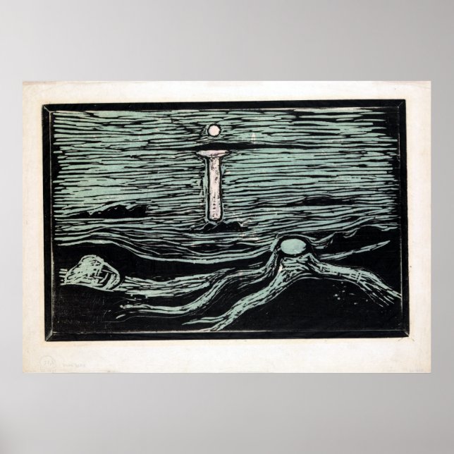 Endvard Munch Mystical Shore Poster (Vorne)