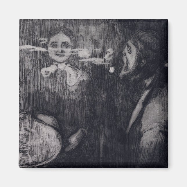 Endvard Munch Tête-à-tête Magnet (Vorne)