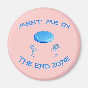 EndzoneFrisbee Magnet