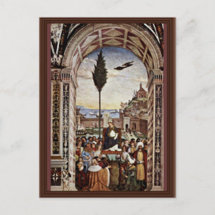 Enea Silvio Piccolomini, auch als Papst Pius bekan Postkarte